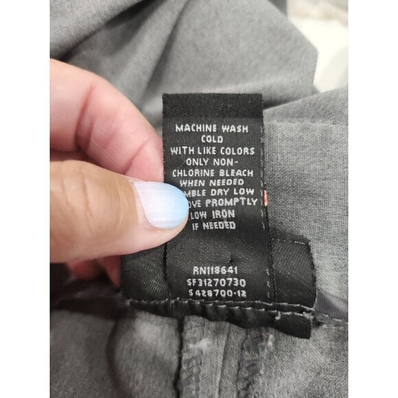 Lane Bryant Pants Gray High Rise Straight Leg The Houston Trousers Women's 24 - Picture 6 of 6